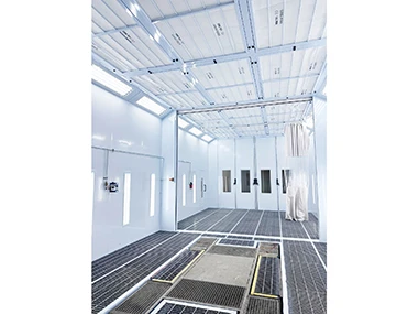 Cabine de pintura automotiva na Finlândia