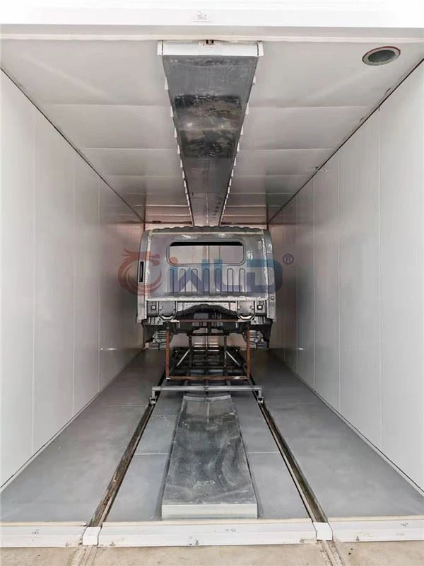 Cabine de pintura e forno de cozimento instalado no Quênia